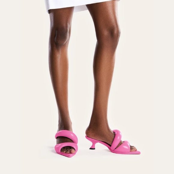 JW PEI Shoes - JW PEI Women's Sara Pink Mule - US 7.5